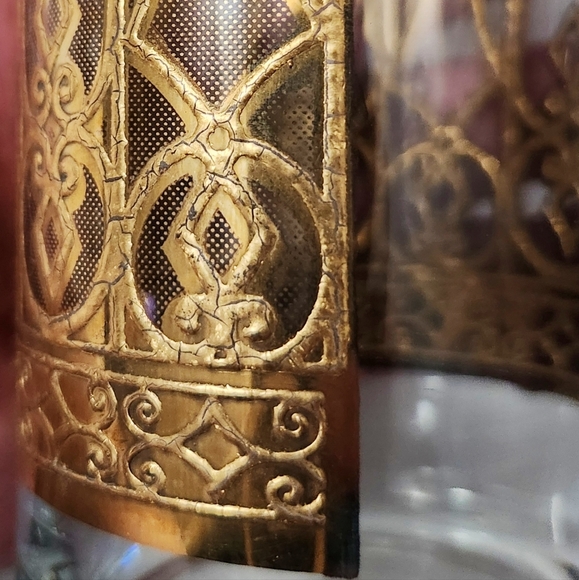 Culver Ltd. 22K Gold Signed VTG Mid-Century Antigua Tall Cocktail Pitcher Valenc - Picture 16 of 16